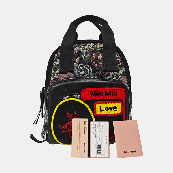 Fabric Backpack Black