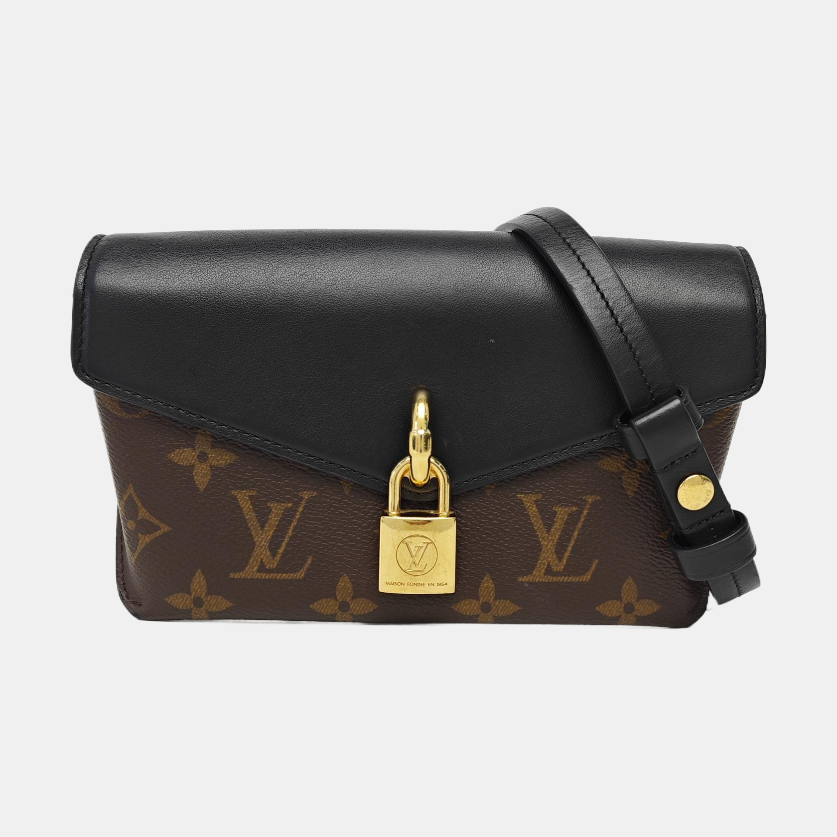 PADLOCK Monogram Coated Canvas Brown