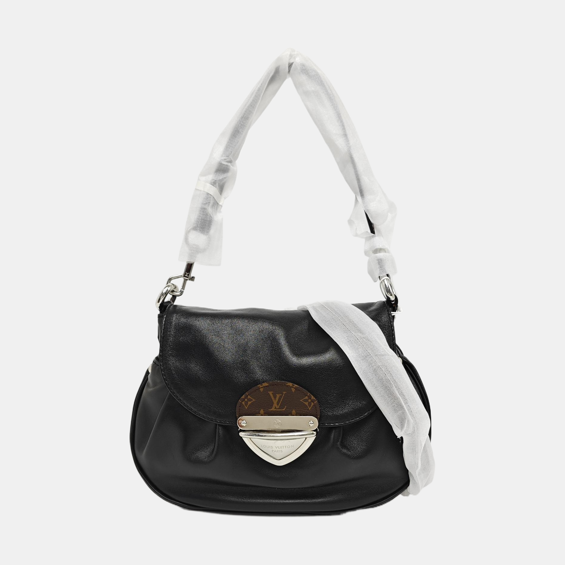 SUNSET Monogram Lambskin Black