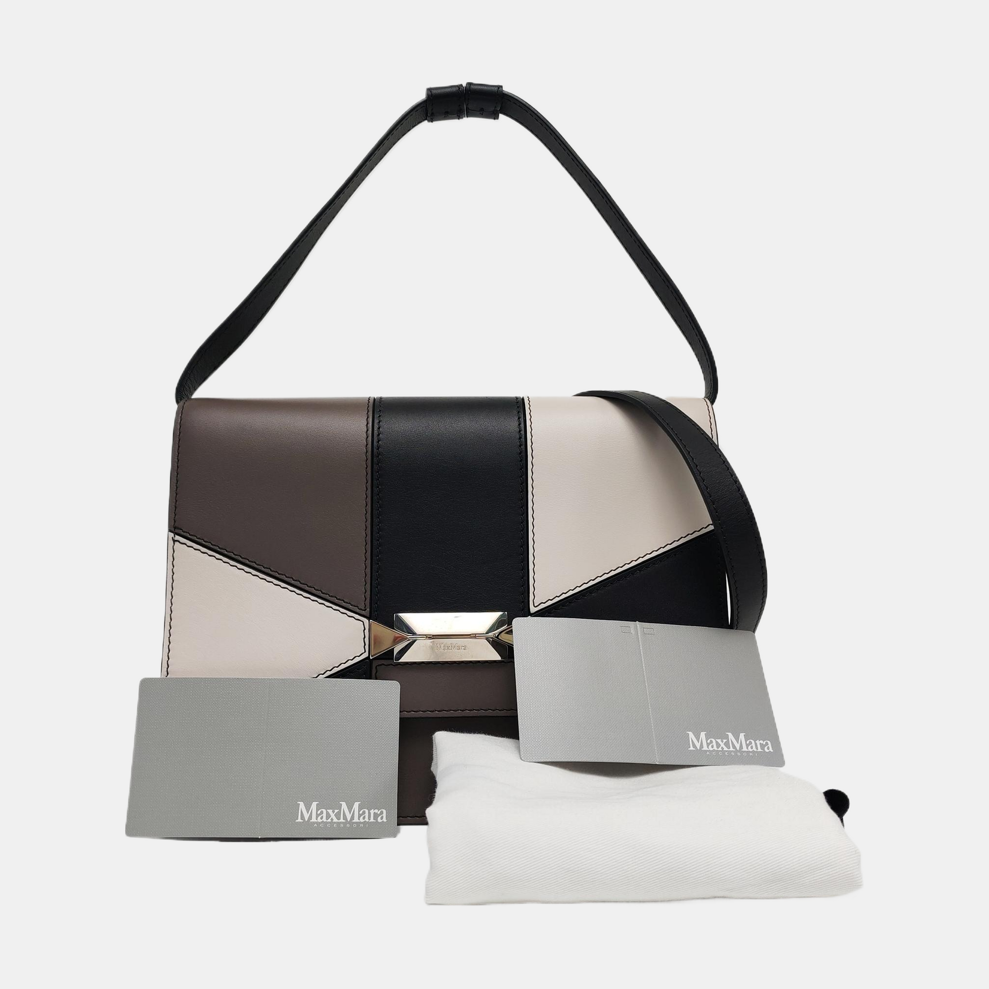 Calfskin Shoulder Bag Multicolor