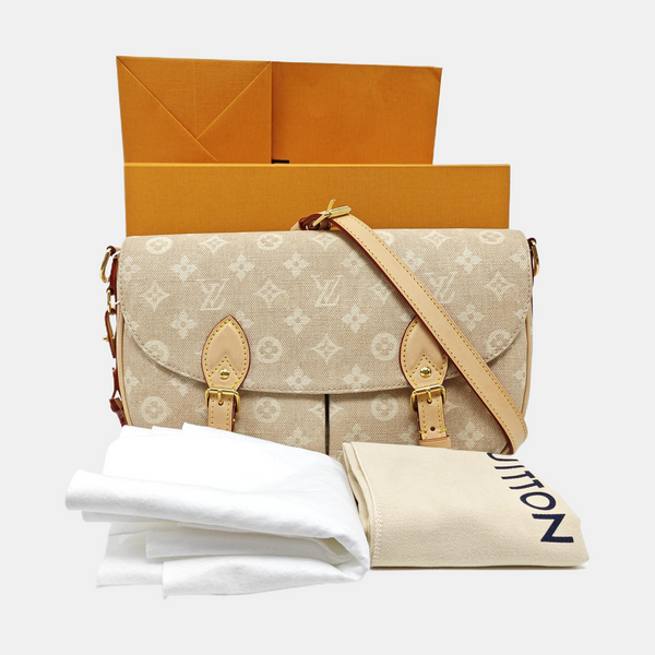 Monogram Coated Canvas Beige