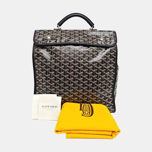 Saint Léger Coated Canvas Black