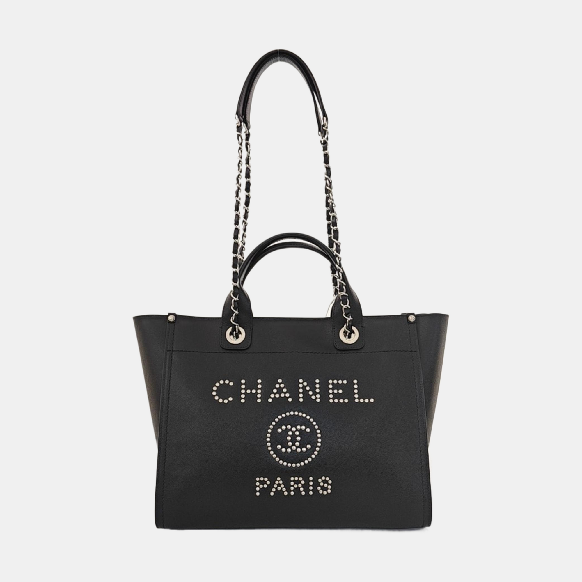 DEAUVILLE Small Calfskin Black