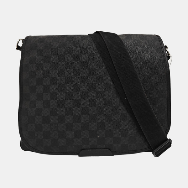DANIEL MM Damier Graphite Coated Canvas Gray