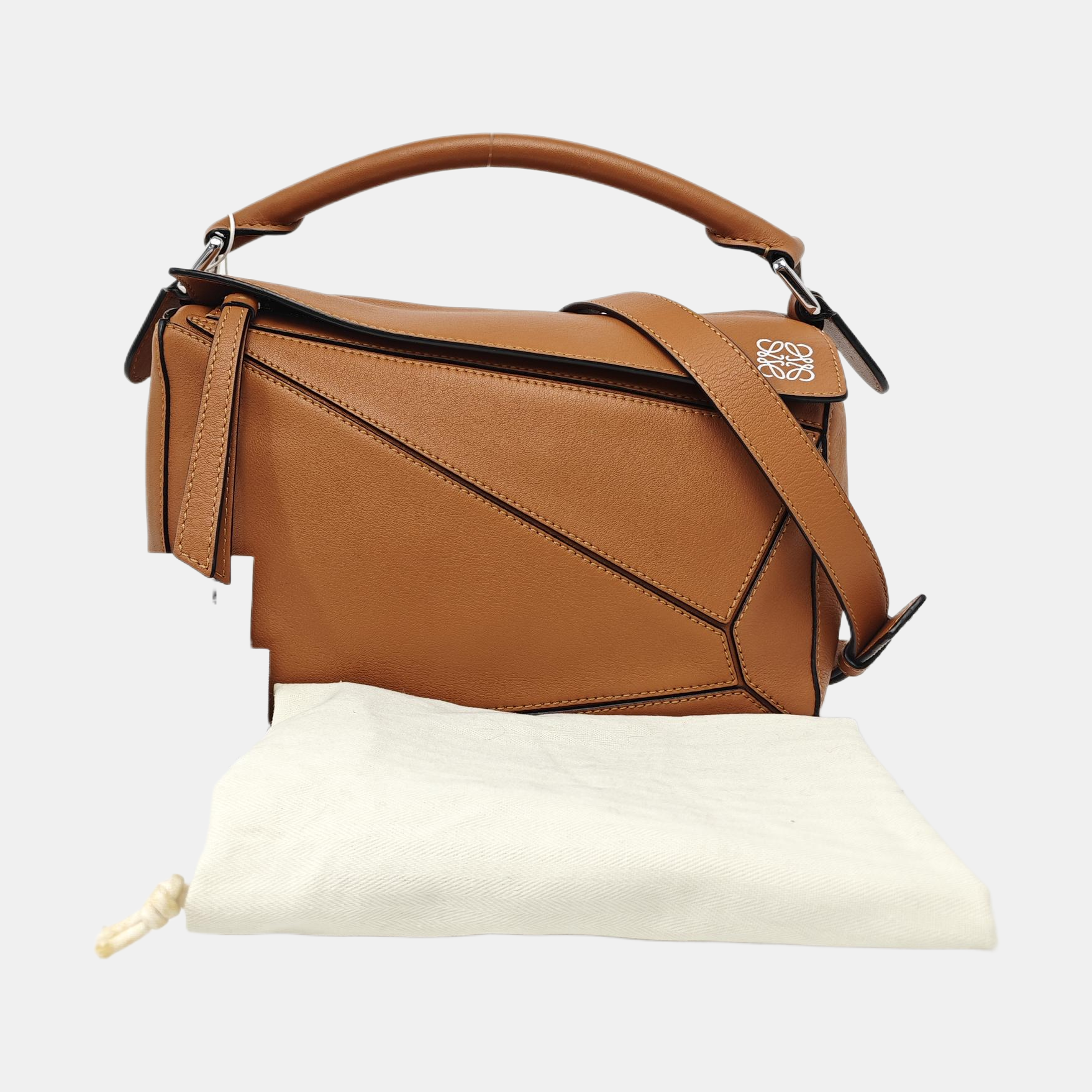 Puzzle Small Calfskin Brown