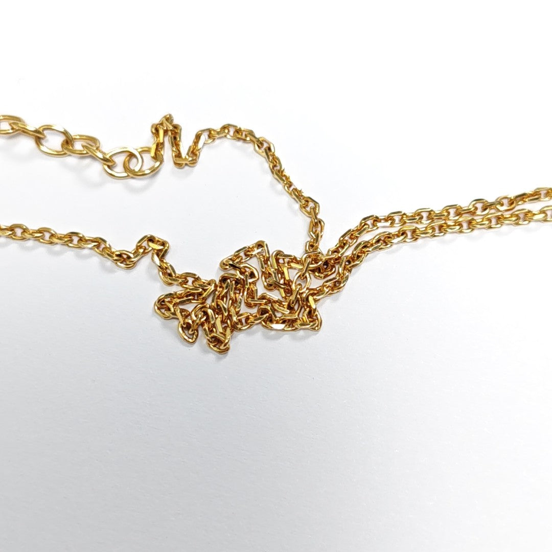 Petit CD Metal Gold Necklace