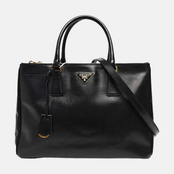 Galleria Medium Calfskin Black