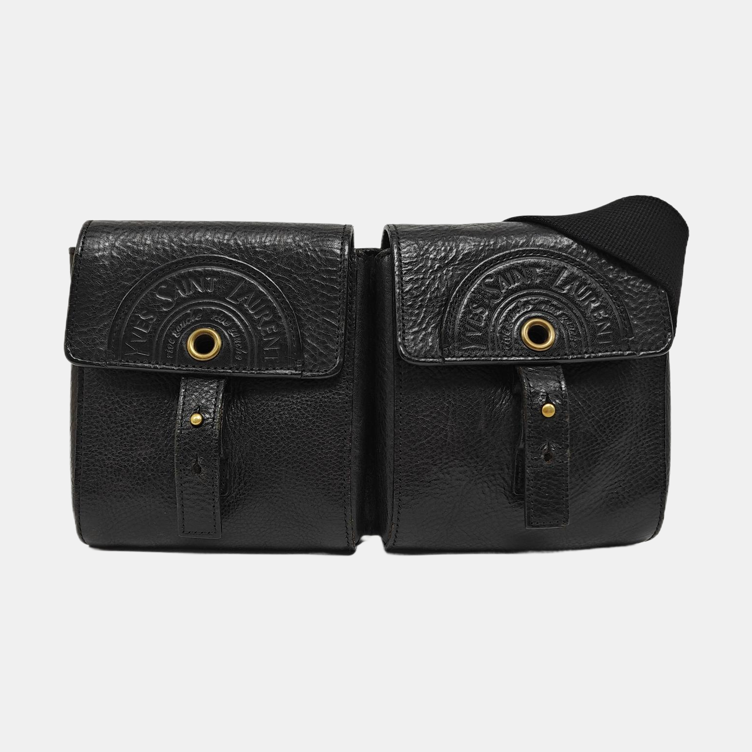 Calfskin Shoulder Bag Black