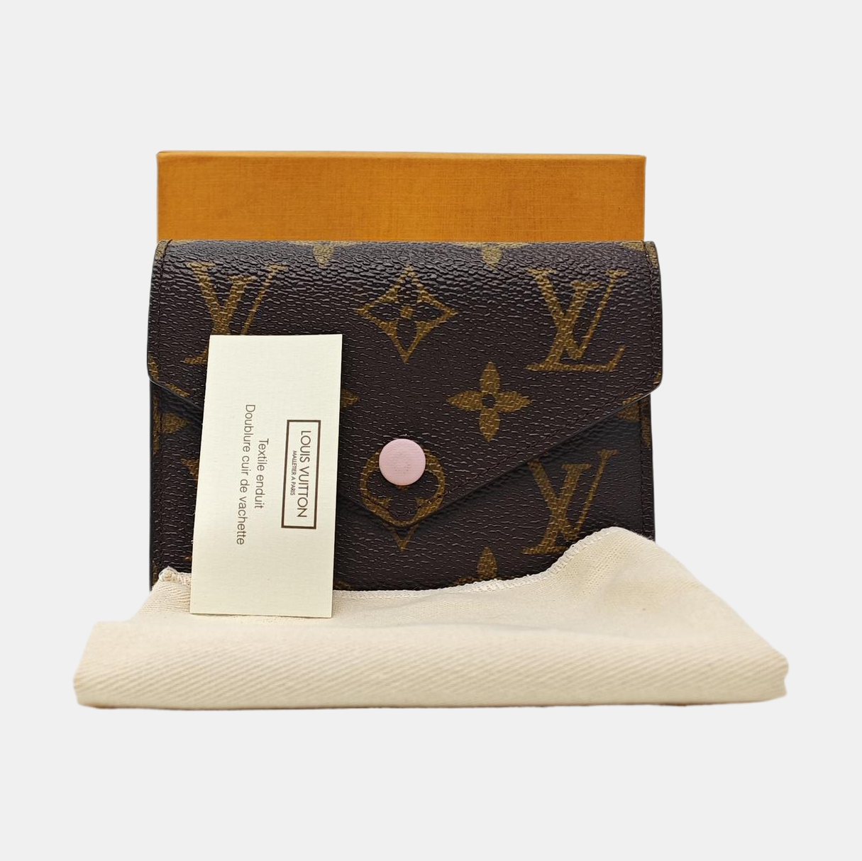 VICTORINE Monogram Coated Canvas Brown Wallet