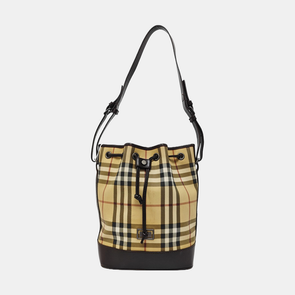 Coated Canvas Bucket Bag Multicolor