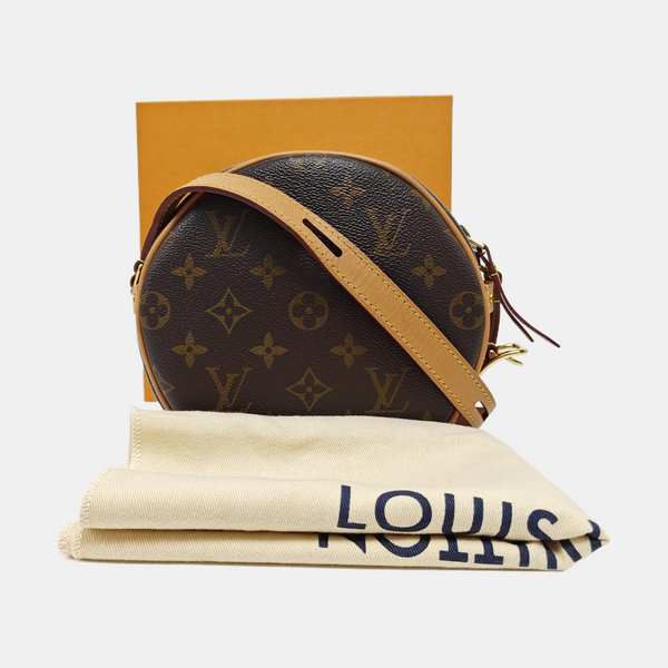 BOITE CHAPEAU PM Monogram Coated Canvas Brown