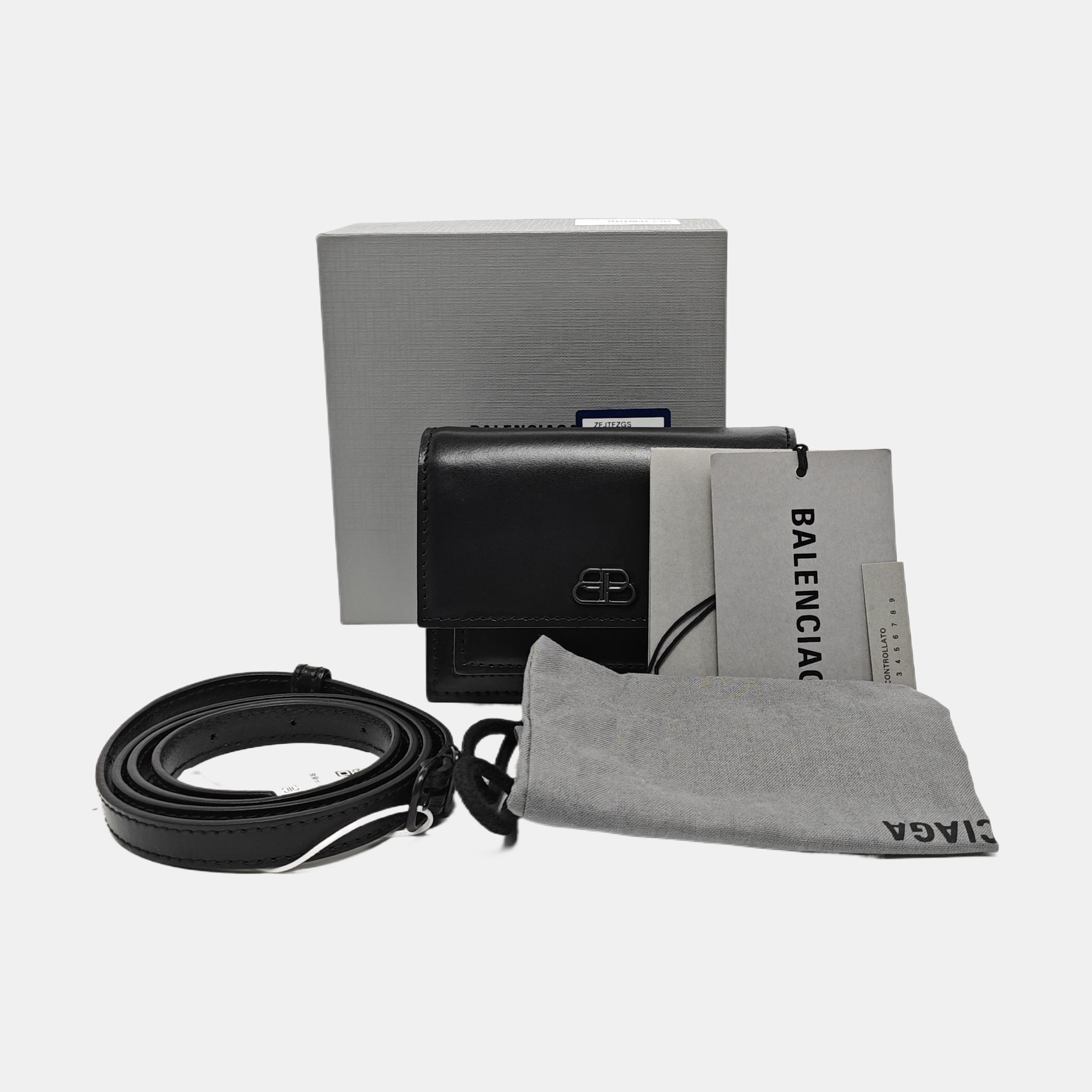 Sharp Calfskin Black