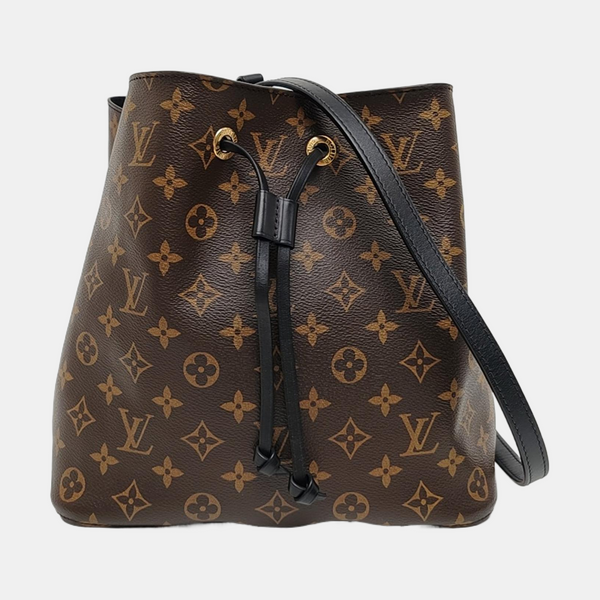 NÉONOÉ MM Monogram Coated Canvas Brown