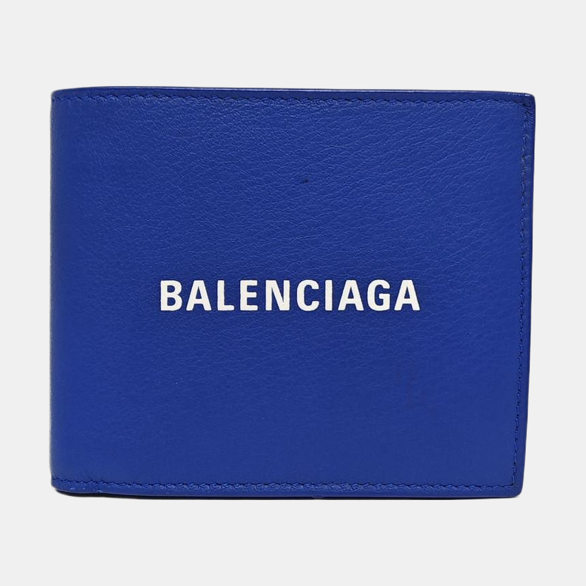 Calfskin Wallet Blue