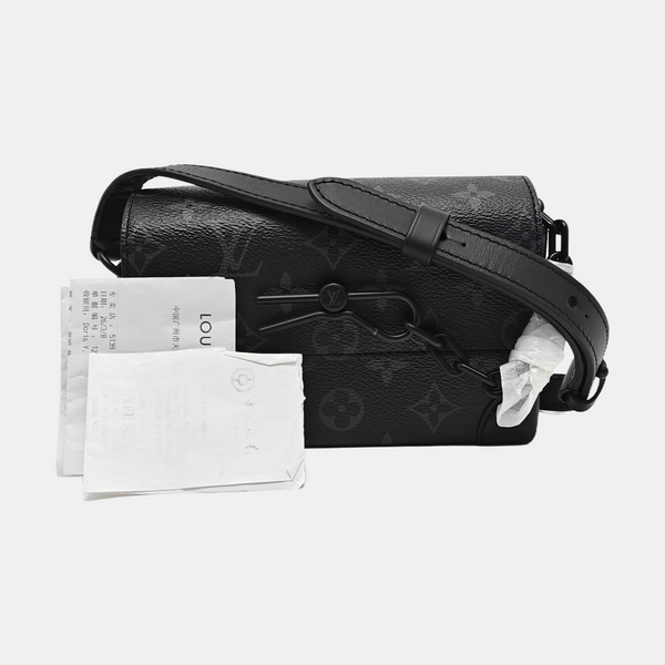 STEAMER Mini Monogram Coated Canvas Black
