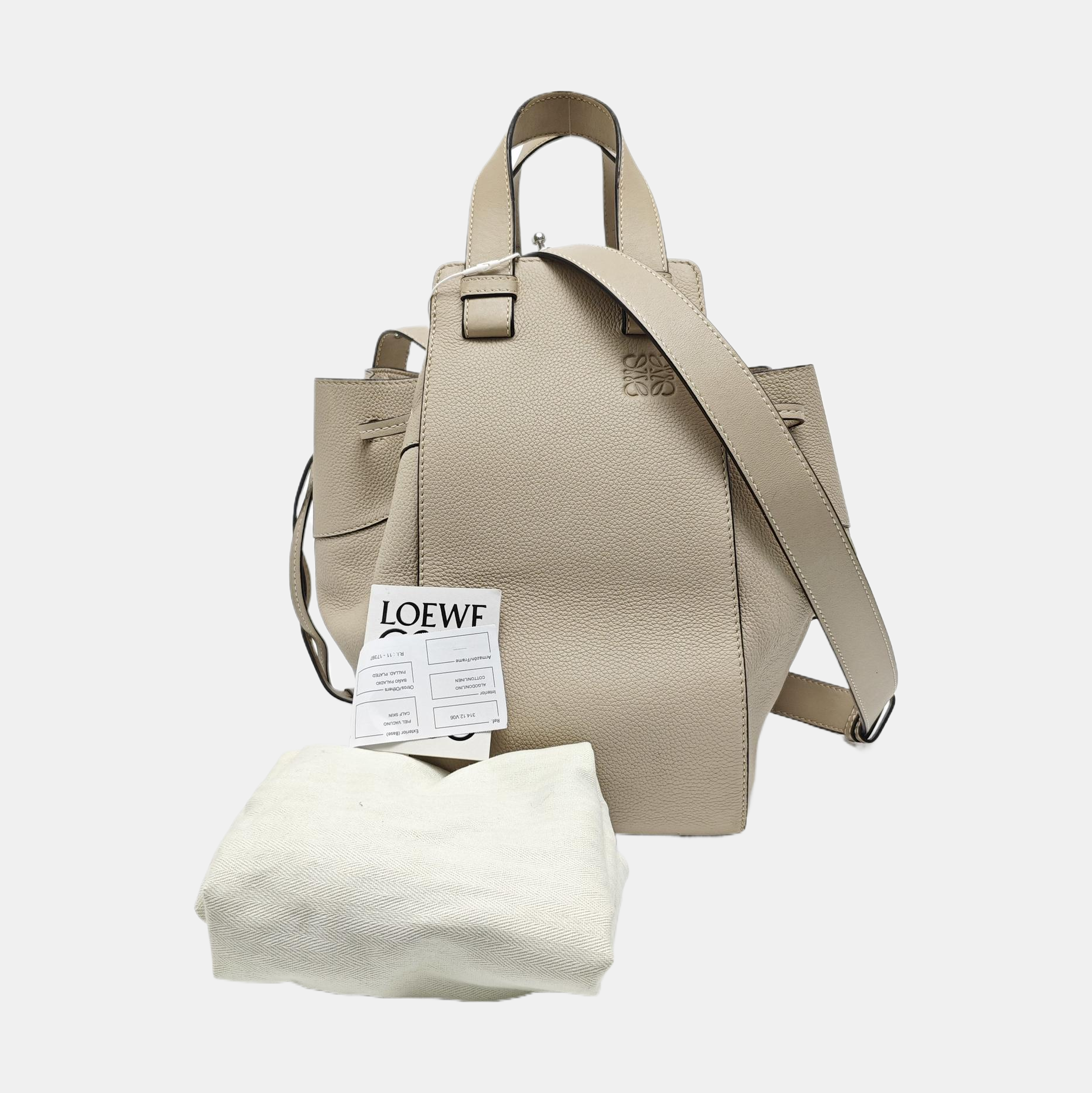 Hammock Medium Calfskin White