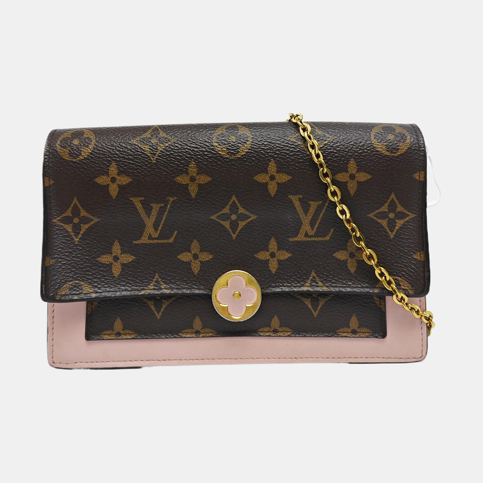 FLORE Monogram Coated Canvas Brown