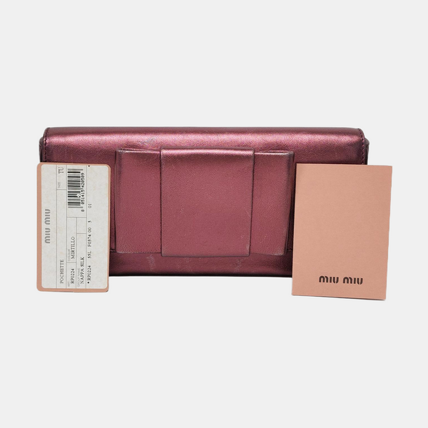 Lambskin Wallet Pink