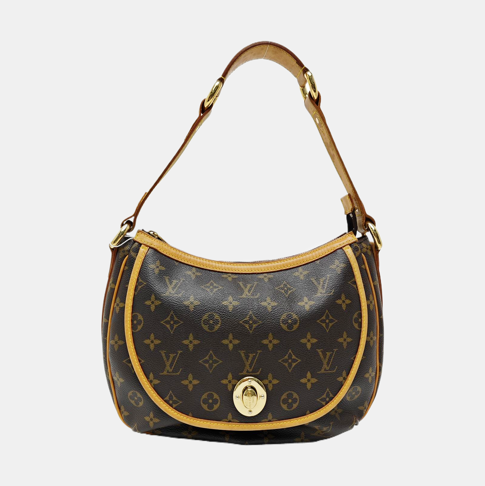 TULUM PM Monogram Coated Canvas Brown