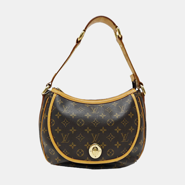TULUM PM Monogram Coated Canvas Brown