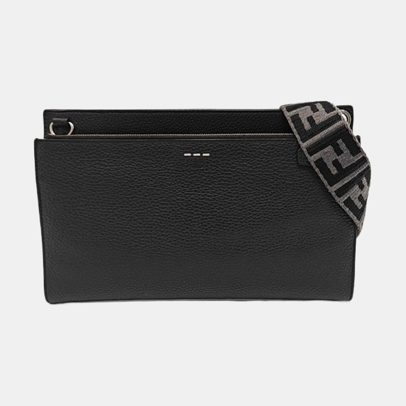 Calfskin Shoulder Bag Black