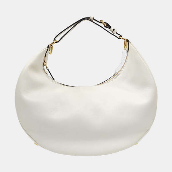 Fendigraphy Small Calfskin White