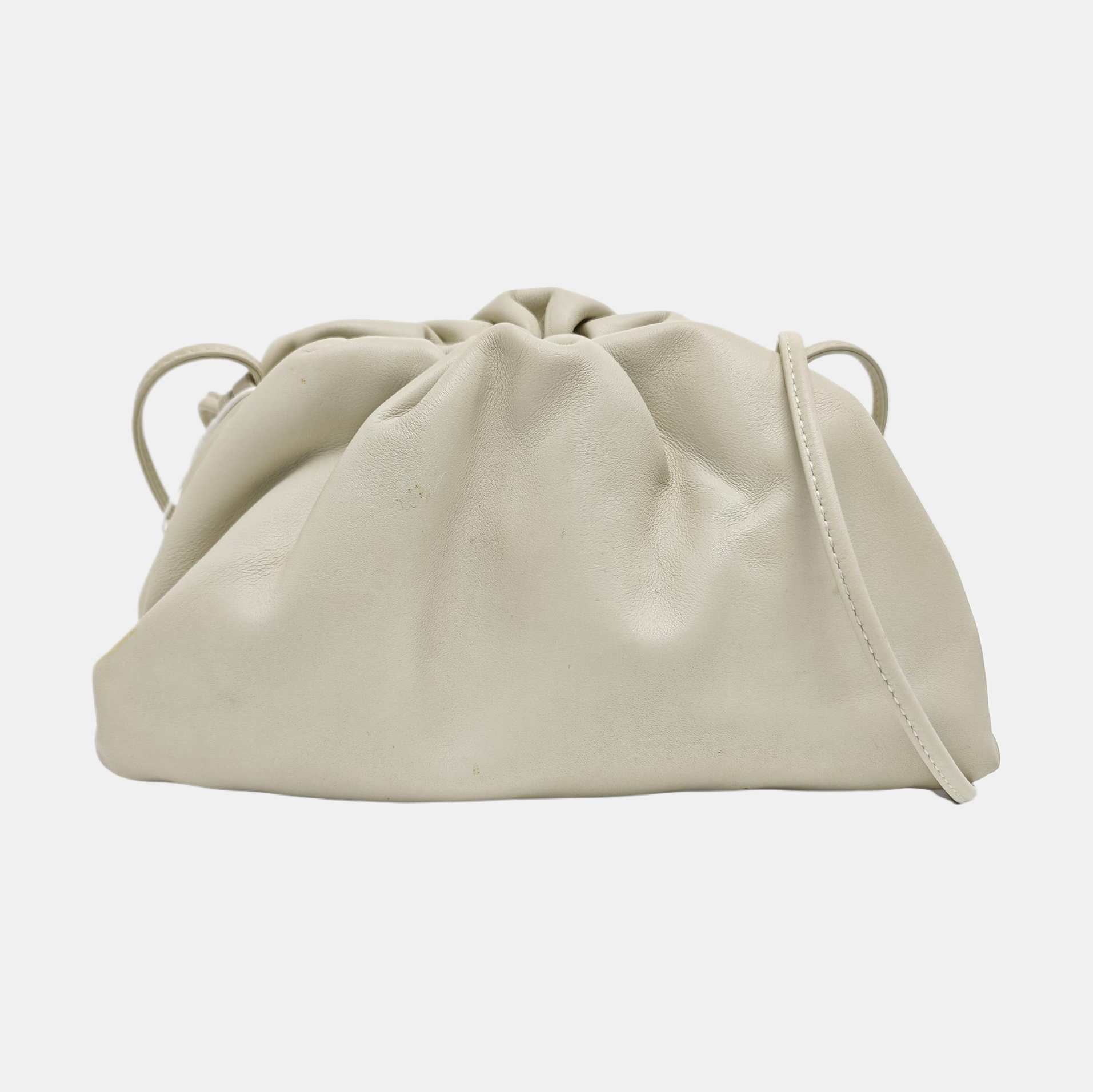 The Pouch Mini Lambskin White