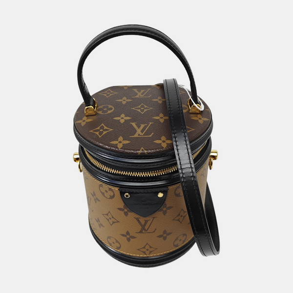 CANNES PM Monogram Coated Canvas Brown