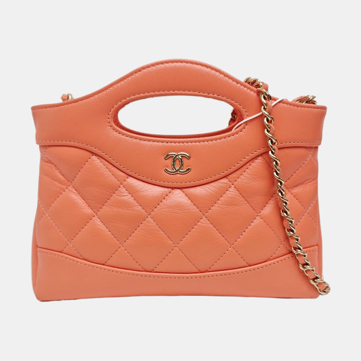 CHANEL 31 Nano Quilted Lambskin Pink