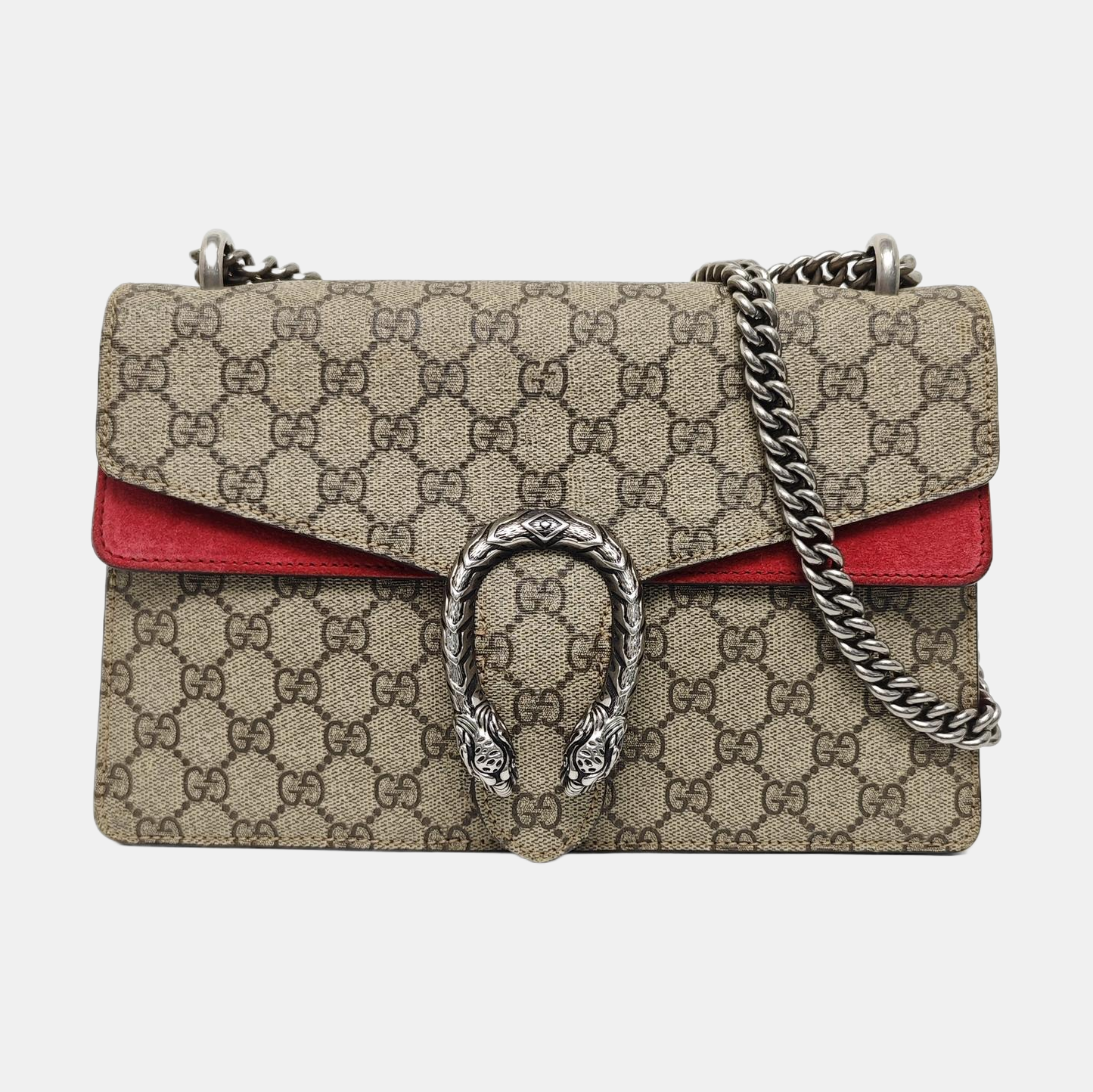 Dionysus Small Monogram Coated Canvas Black