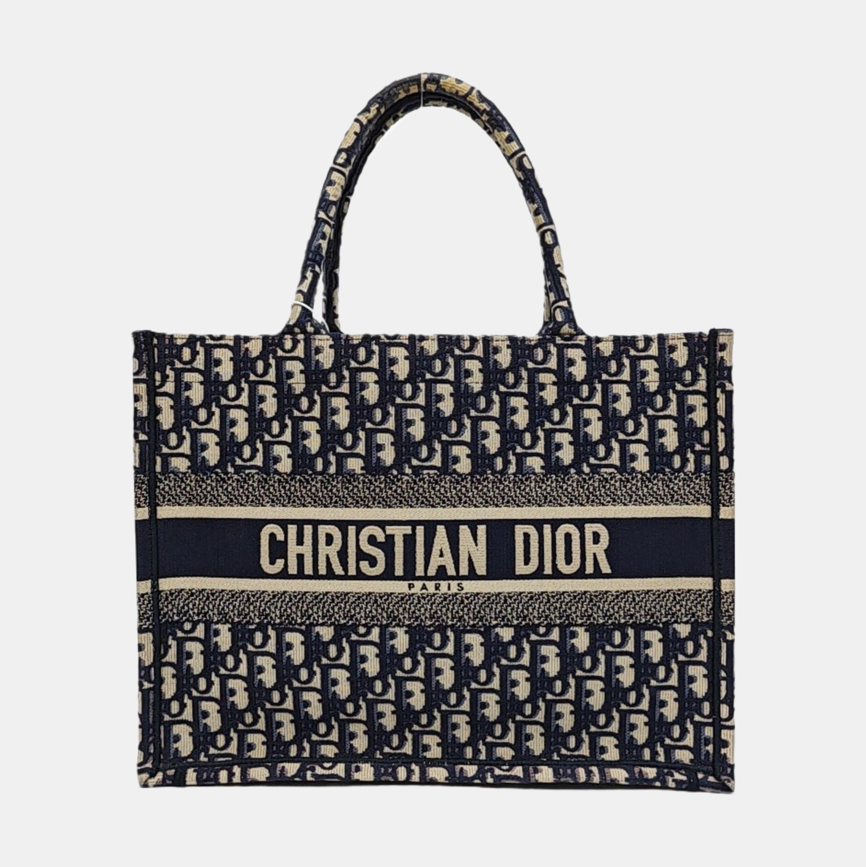 Book Tote Medium Canvas Blue