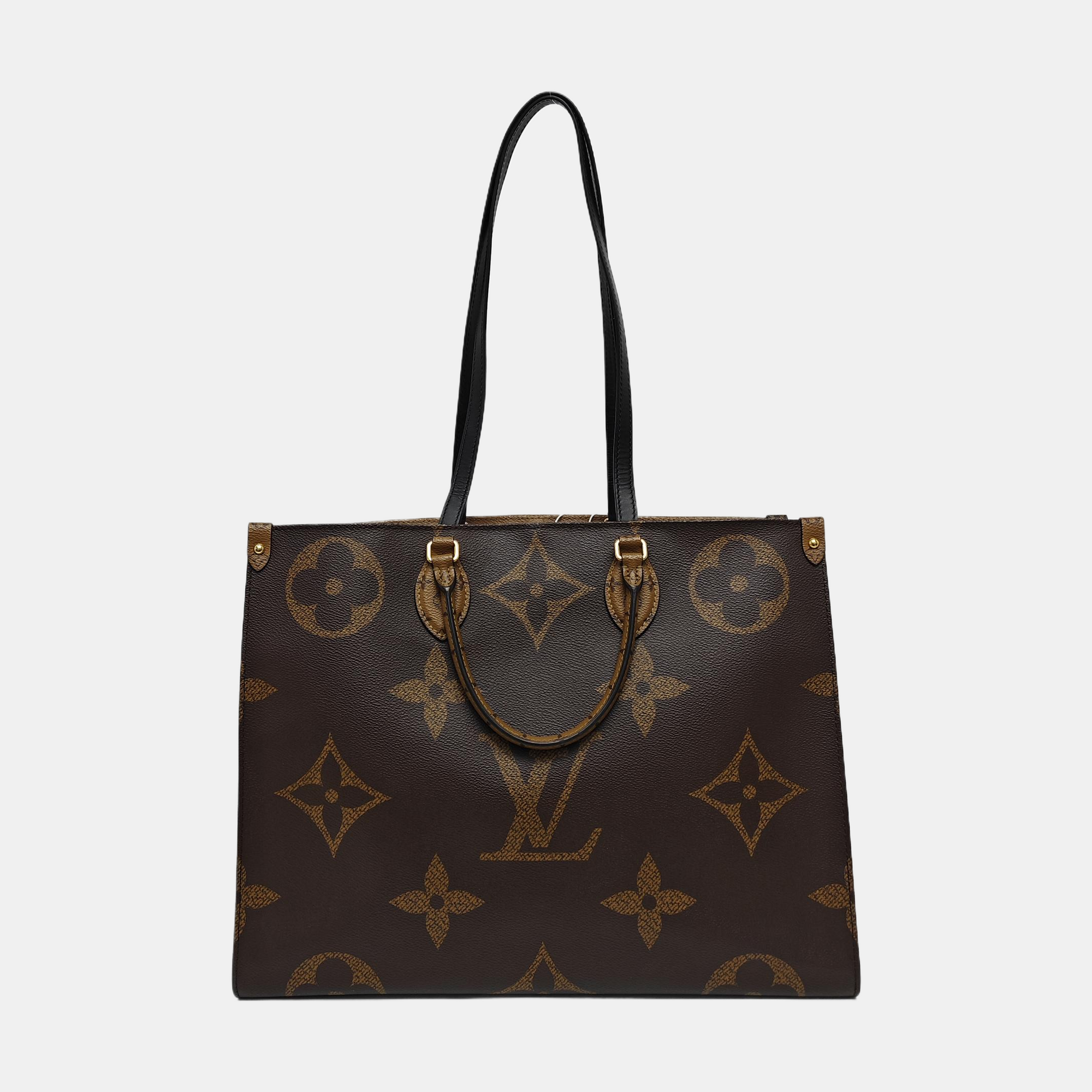ONTHEGO GM Monogram Coated Canvas Brown