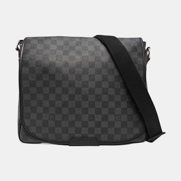 DANIEL Damier Graphite Coated Canvas Gray