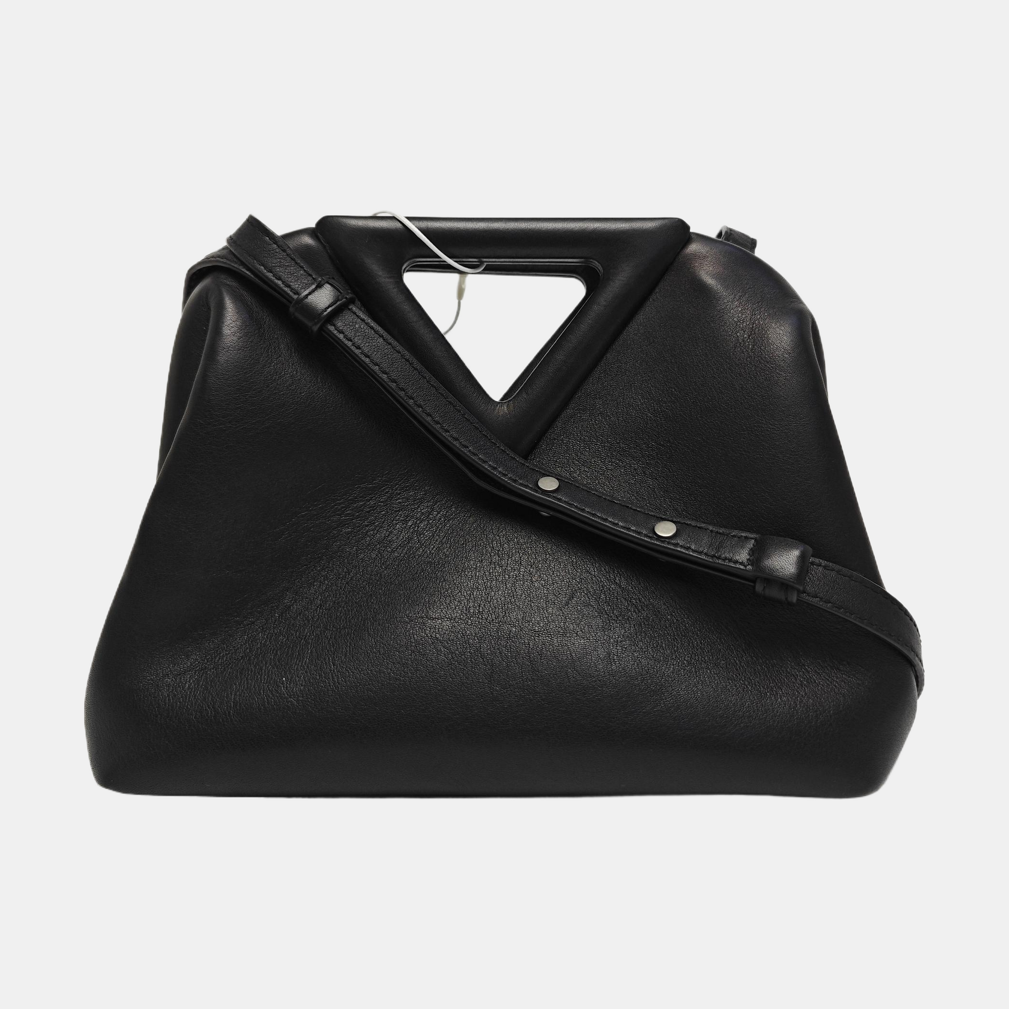 Point Small Calfskin Black