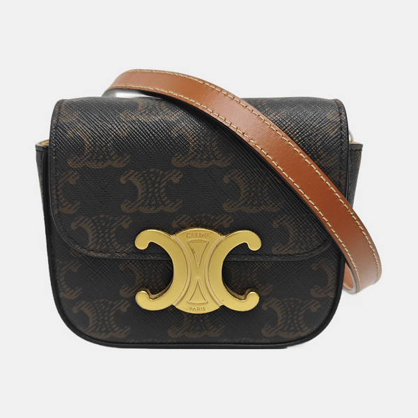 TRIOMPHE Mini Coated Canvas Black