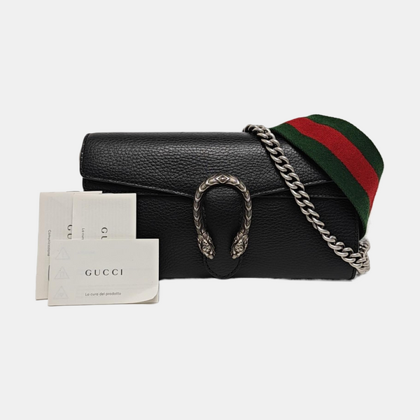 Authenticated pre-owned  Dionysus Calfskin Black - Shoulder Bag at Looply