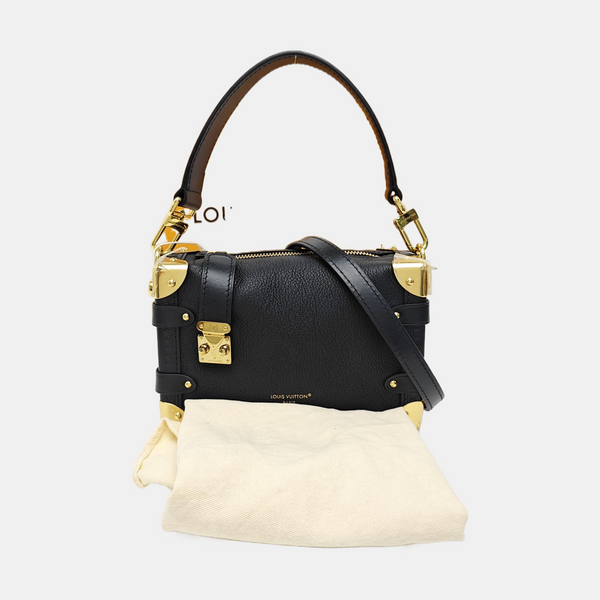 SIDE TRUNK PM Calfskin Black