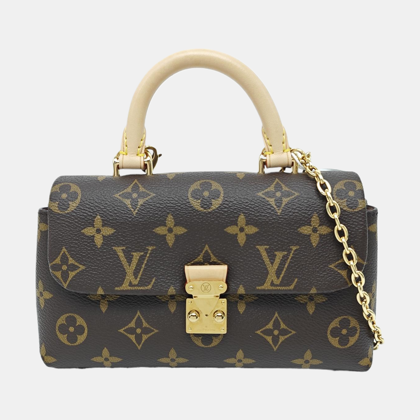 MADELEINE Monogram Coated Canvas Brown