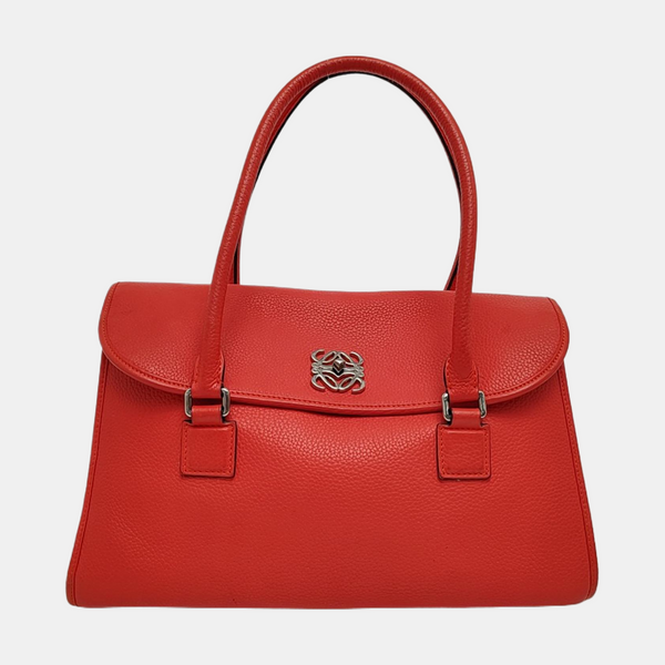 Calfskin Shoulder Bag Red
