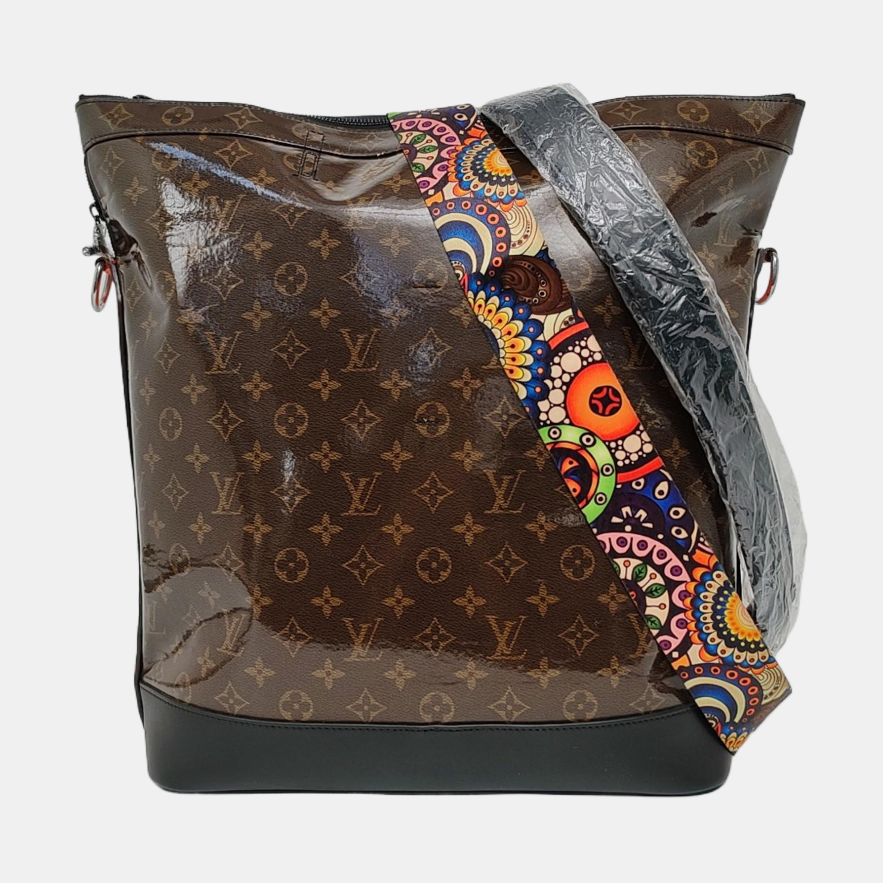 EXPLORER Monogram Coated Canvas Brown
