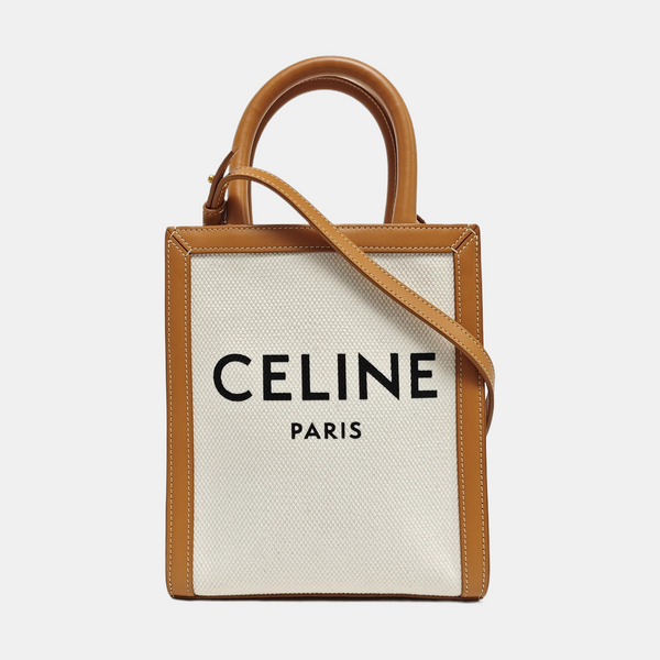 CABAS CELINE Mini Canvas White