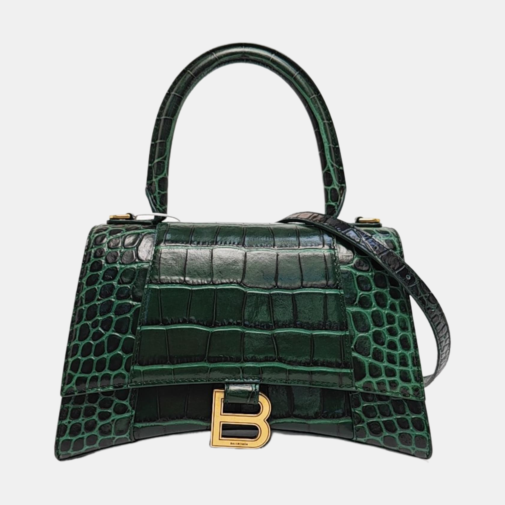 Hourglass S Calfskin Green