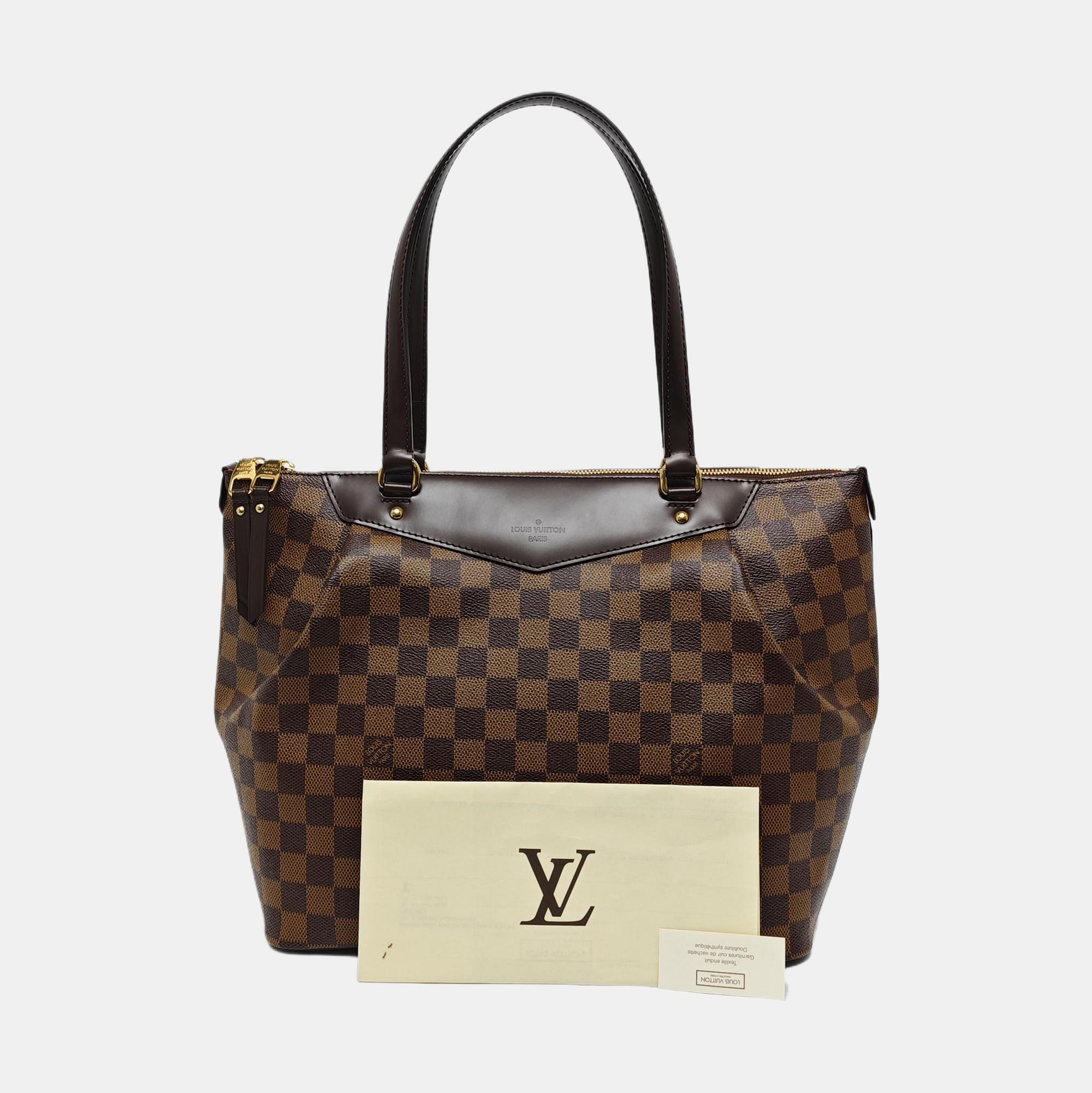 WESTMINSTER GM Damier Ebene Coated Canvas Brown