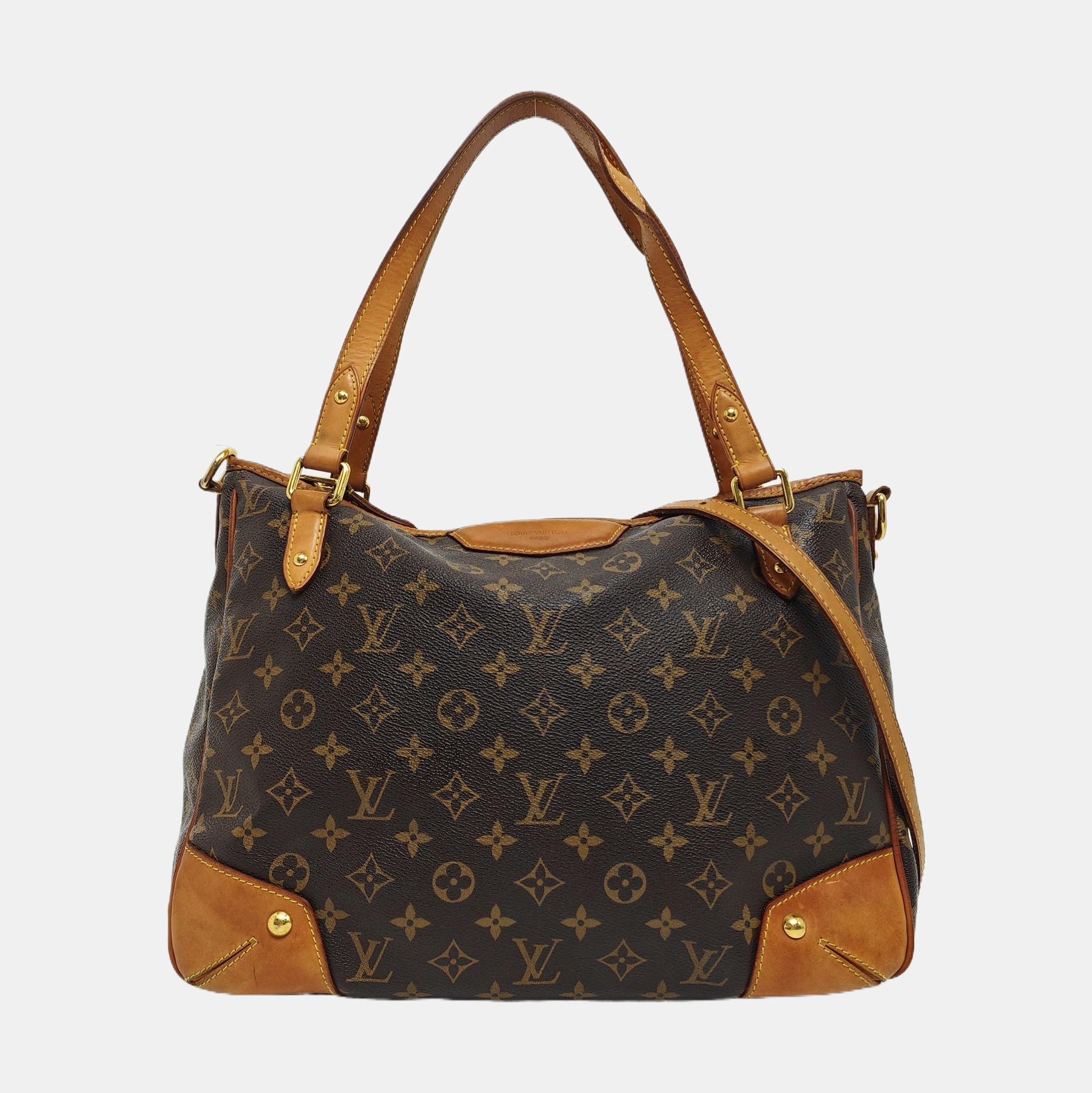 RETIRO GM Monogram Coated Canvas Brown