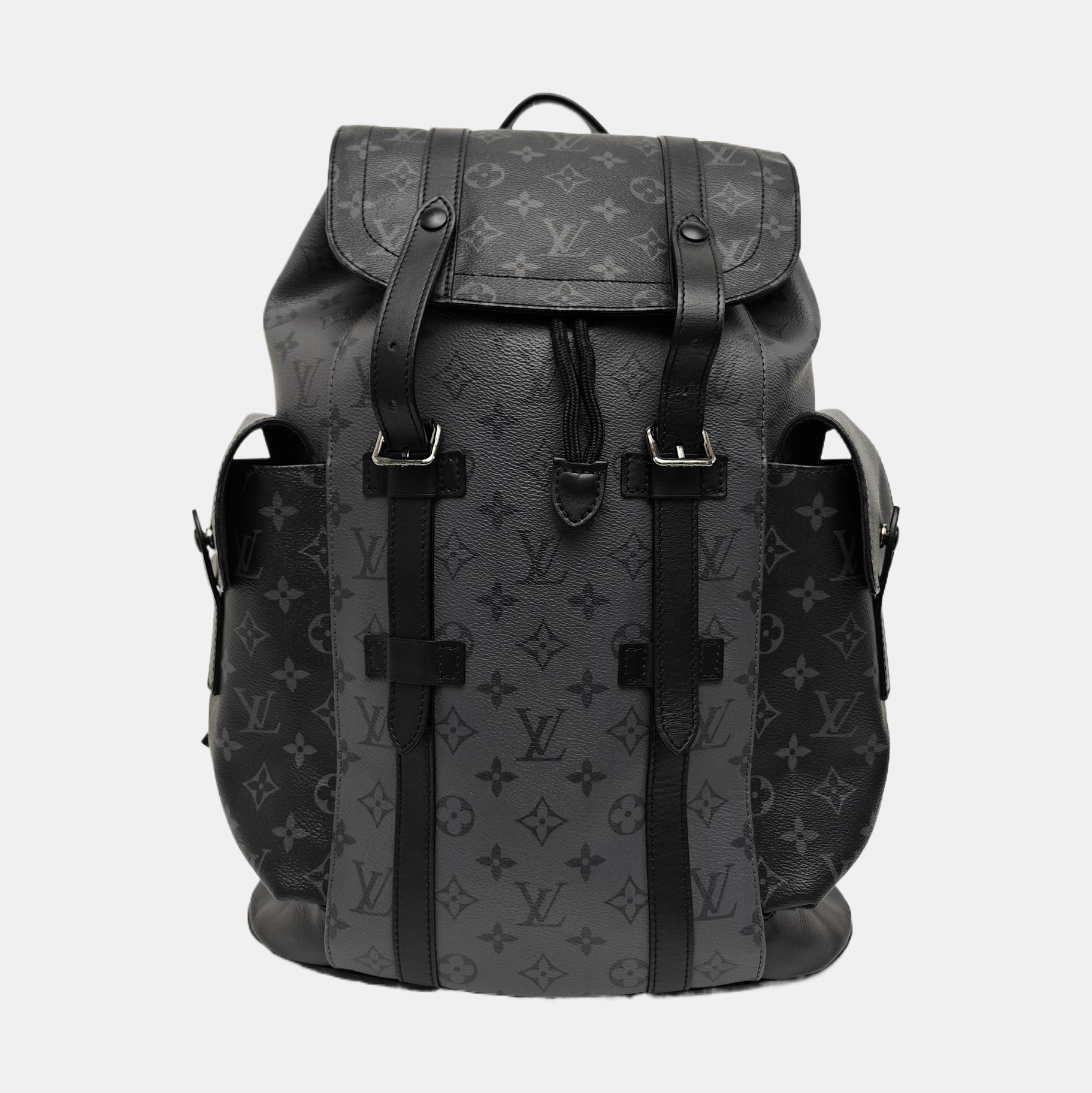 CHRISTOPHER Damier Graphite Coated Canvas Gray
