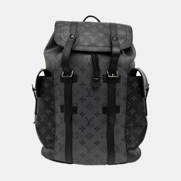 CHRISTOPHER Damier Graphite Coated Canvas Gray