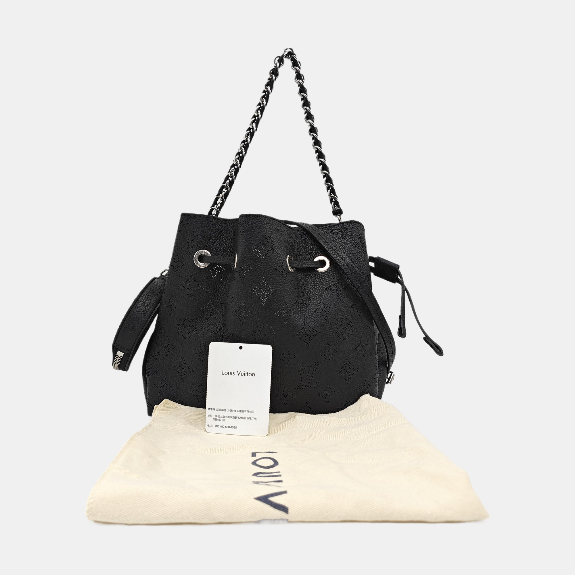BELLA Monogram Calfskin Black
