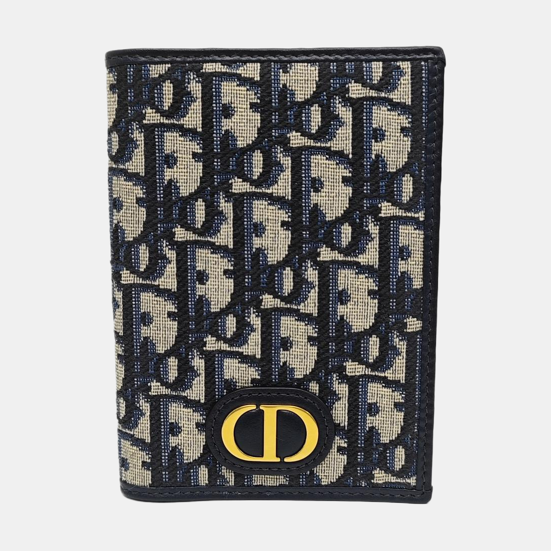 30 Montaigne Canvas Blue Wallet