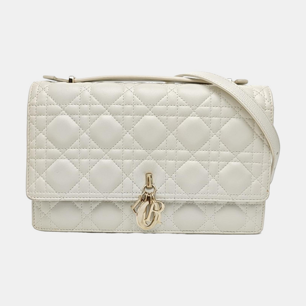 My Dior MISS DIOR Cannage Lambskin White