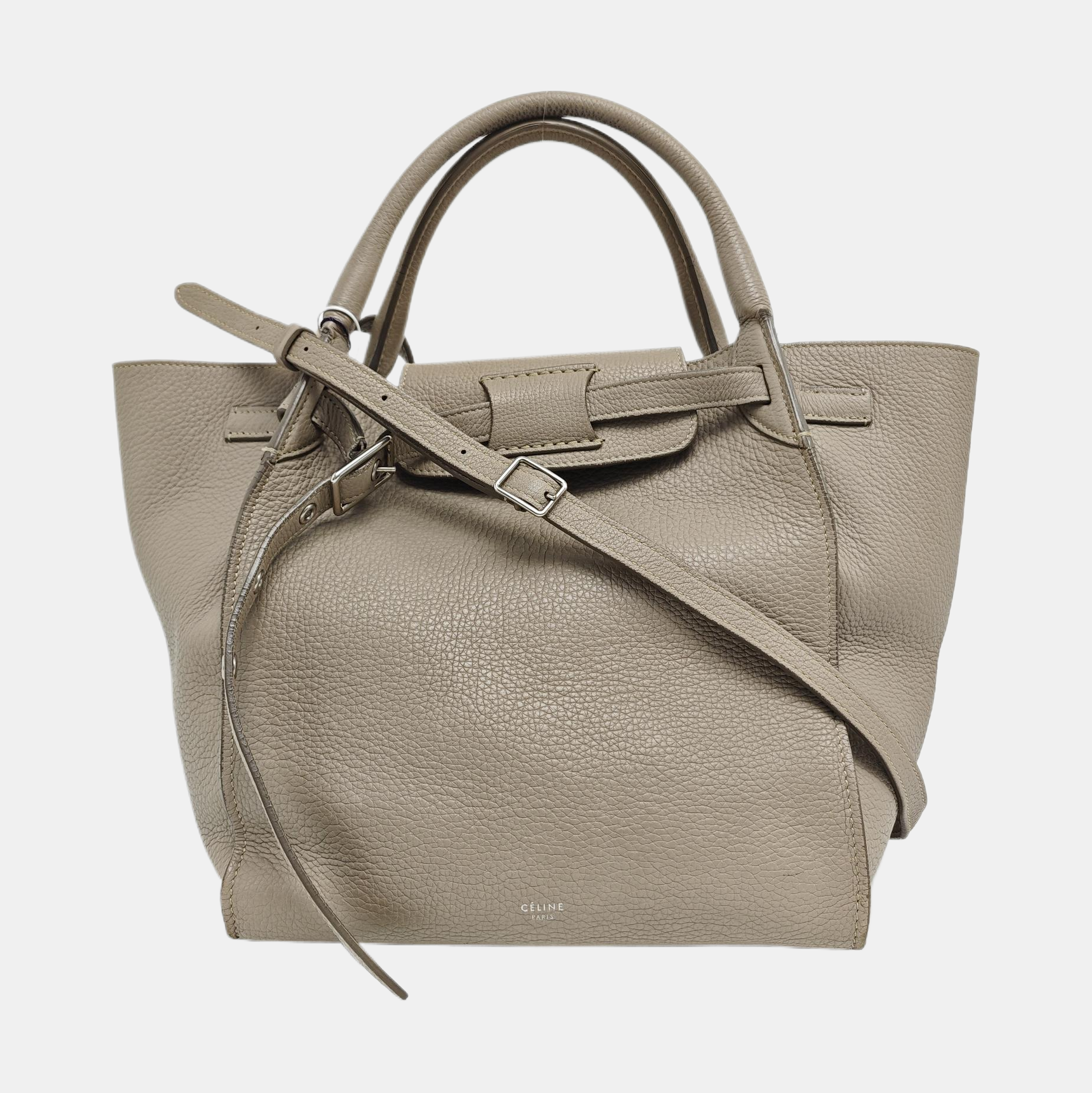 BIG BAG Small Calfskin Gray